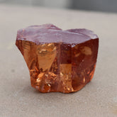 Natural Orange Sapphire Raw Uncut 327.95 Carat Rough Gemstone CERTIFIED Rough